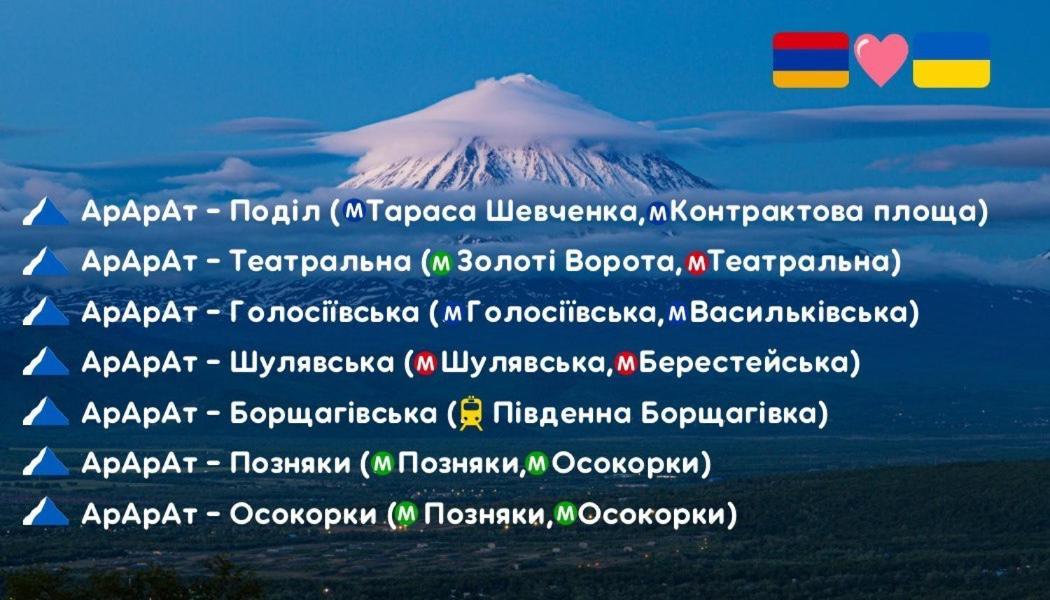 Ararat-Shulyavskaya Hostel Kiev Exterior foto
